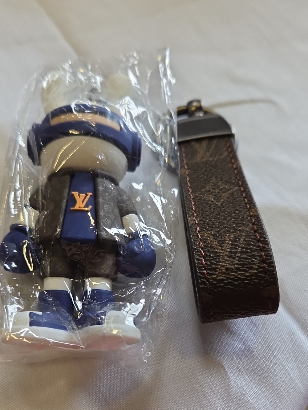 Louis Vuitton Spaceman Robot Figurine Bag Charm and Key Holder Key Holder Brown